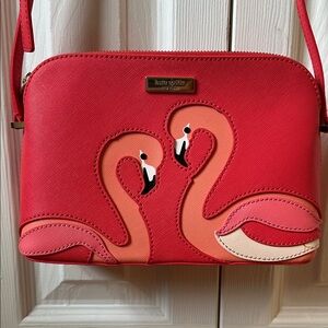 Kate Spade Red Flamingo Crossbody Bag